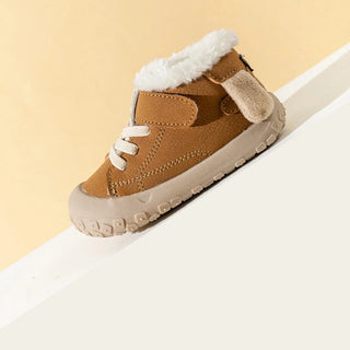 Faux Fur Winter Boots For Children Cute Cartoon Kid's Plush Boots Ergonomics Toddler Warm Boots For Boys Girls Fashion Snow Boot