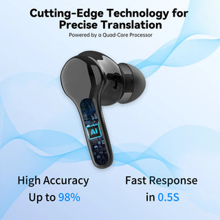 Two Way Instant Voice Translator Earbuds