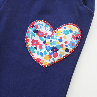 Comfortable Hot Love Embroidery Sweatpants