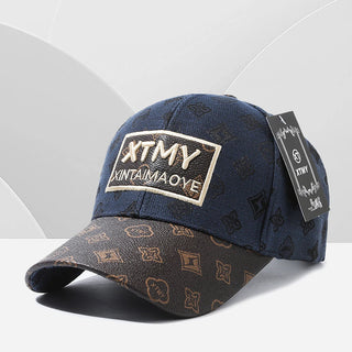 Men's Korean Version Trendy and Fashionable Embroidered Baseball Cap Adjustable Casual Versatile Sun Shading Duckbill Cap