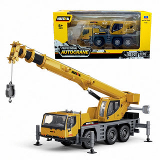 Alloy Simulation Truck-mounted Toys Crane
