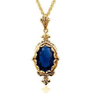 Trendy Garnet Vintage Wedding Pendant