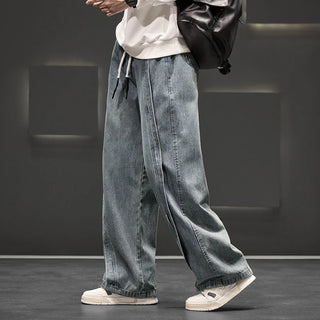 Men Wide Leg Loose Jeans Pants