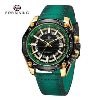 Luxury Genuine Leather Men's Automatic Watch