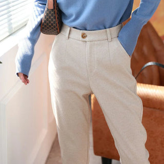 Office Ladies High Waist Suit Pants