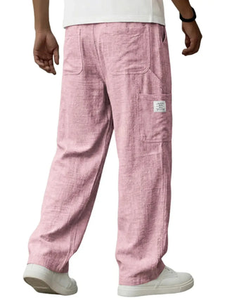 Loose Fit Light Blue Pants
