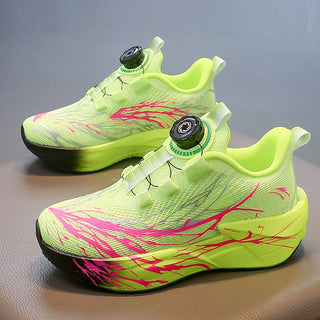 Autumn Sport Shoes For Children Mesh Breathable Teenager Kid's Sneakers Soft-soled Lightweight Boy's Girl's Running Shoes