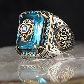 Vintage Carved Eagle Signet Ring
