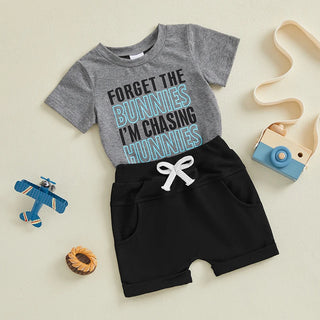 Toddler Boys T-Shirt Elastic Waist Shorts Set