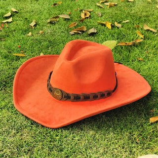 Wide Brim Fedora Felt Hat