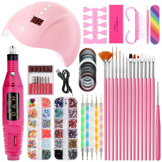 Portable Manicure Set Nail Art Kit