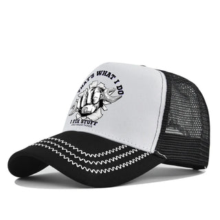 New Fashion Spring Summer Printed Mesh Breathable Baseball Cap Gorras Personality LOGO for Men WomenCouples Visor Hat Casquette