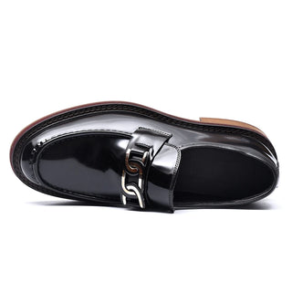 Slip On Leather Dress Wedding Footwear