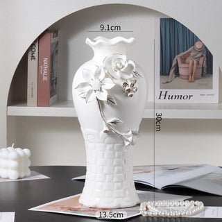 Living Room Decor Ceramic Flowers Vase