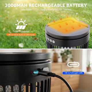 Outdoor Yard Garden Solar Bug Zapper