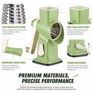 Manual Cheese Grater Vegetable Slicer
