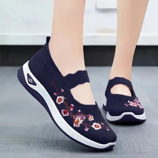 Breathable Embroidered Chunky Sole Sneakers - Epictzar Intl.