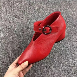 Women Casual Leather Designer Ankle Boots