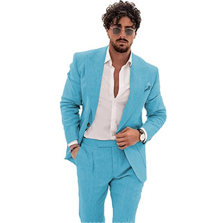 Stylish Tuxedo 2Pcs Men Wedding Suits