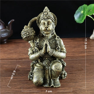 Professional jade color hanuman statue