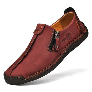Comfortable Leather Men Shoes Casual Slip On Men Loafers Qlity Split Leather Shoes Men Flats Hot Sale Moccasins Shoes Plus Size