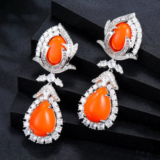 Luxury Waterdrop African Bridal Earring - Epictzar Intl.