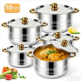 Modern Luxury Cookware Stock Pot