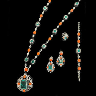 Missvikki Luxury Long Drop Necklace Earrings Jewelry Sets Super CZ for Noble Women Bridal Wedding Gorgeous Sparkling Best Gift