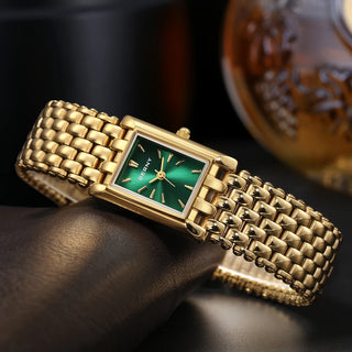 Exquisite Ladies Quartz Gold Wristwatch