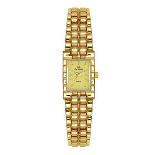 Light Luxury Retro Gold Rectangle Classic Watches For Women Fashion Stainless Steel Womens Watch Vintage Quartz Wristwatches