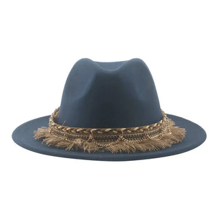 Luxury  Vintage Felted Fedora Hat