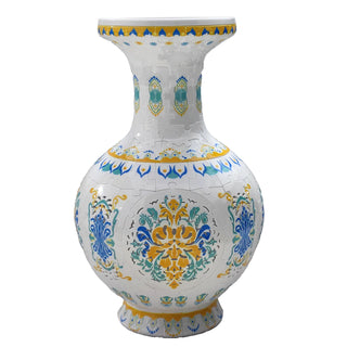 Puzzle Flower Vase Light Porcelain Design DIY 3D Assembly Educational Toy Home Decoration House Arrangement Warming Gift Adults