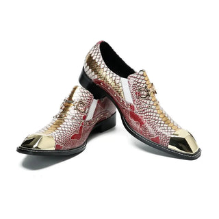 Metal Toe  Buckles Loafers Shoes