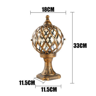 Round Ball Yard Post Pillar Lamp