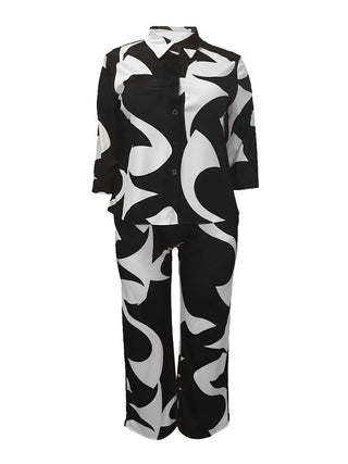 Women Casual Loose Print Pants Suit - Epictzar Intl.