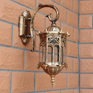 Art Wall Lamp Home Decor Courtyard Lamps Aluminum Retro Wall Lights Outdoor Garden Waterproof Lighting 85-265V DC Wiring
