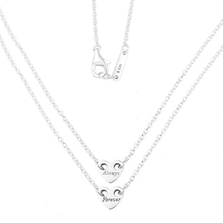 Heart Collier 100% Real Sterling Necklace