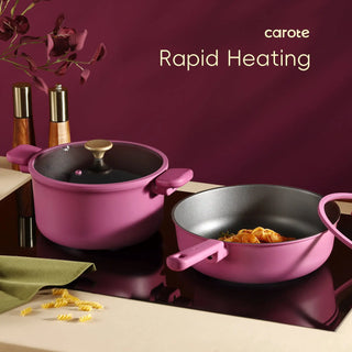 Kitchen 17 Pcs Nonstick Cookware Sets