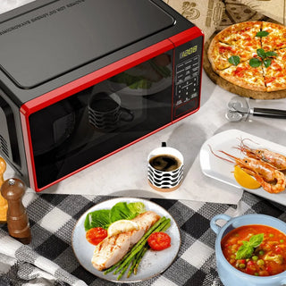 Countertop microwave, 700W, red