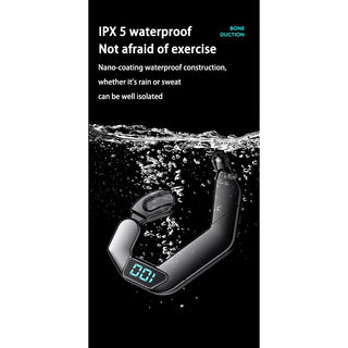 Wireless Digital Display Business Earphone