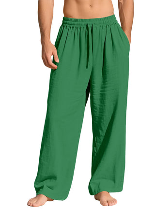 Beach Joggers Linen Baggy Pants