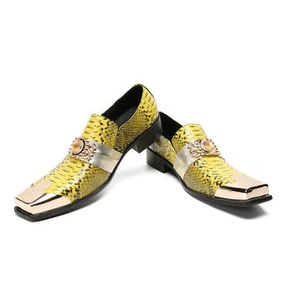 Luxury Snakeskin Formal Dress Shoes