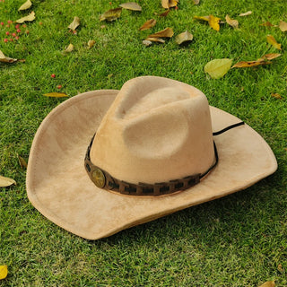 Wide Brim Fedora Felt Hat