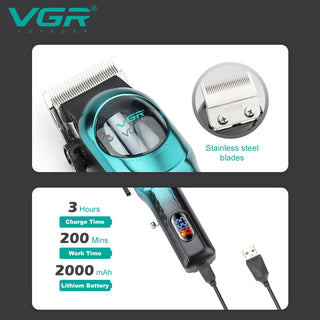 Adjustable Intelligent Electric Digital Hair Clipper