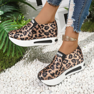 Fashion Women's Sneakers Platform Ladies Shoes New Sneaker Women Slip On Casual Shoes Soft Zapatos De Mujer Sneaker Woman