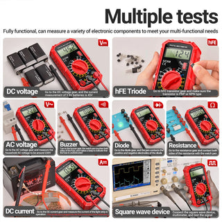 Digital Multimeter Voltage Resistance Meter
