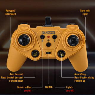 RC Bulldozer Dump Truck Engineering Vehicle