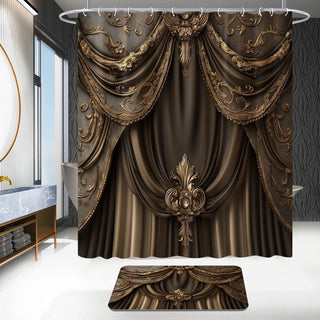 Luxury European-style Shower Curtain Set