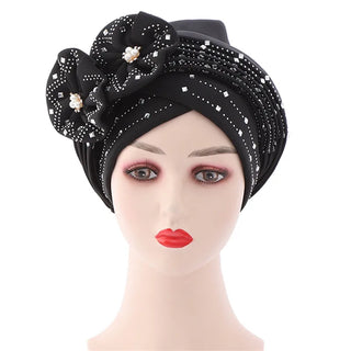 African Turban Braids Headscarf Bonnet