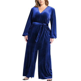Women Long Sleeve Vintage Party Jumpsuit - Epictzar Intl.